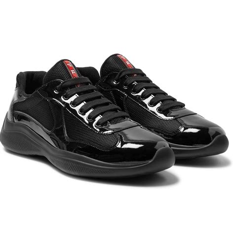 men's black prada sneakers.